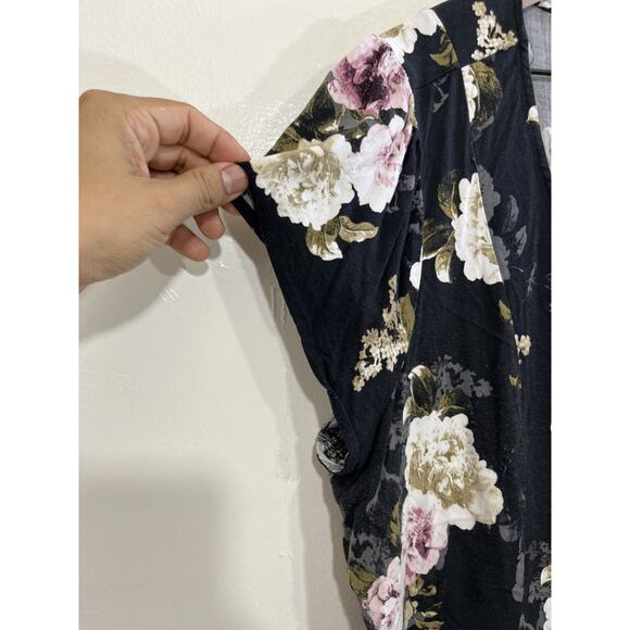 Romance Cottagecore Goth Boho Buttoned Top 1 Plus Whimsigoth Floral Prairie Flow - Picture 2 of 16